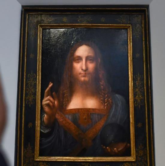 Leonardo da Vinci's "Salvator Mundi" becomes the most expensive painting to ever sell at auction for $450.3 million