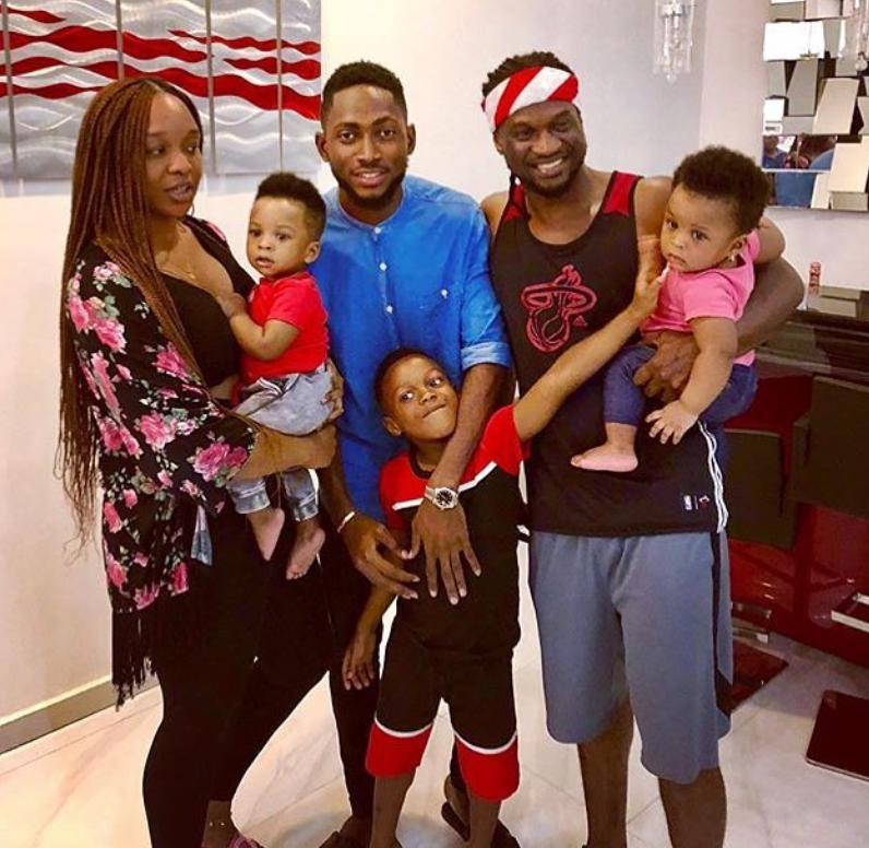 Miracle visits Paul Okoye and his family at their home.