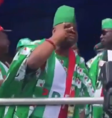 Video of dancing senator, Ademola Adeleke, dishing hot steps at PDP rally in Osun state