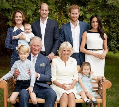 Prince Charles is pictured with his entire dynasty to celebrate his 70th birthday