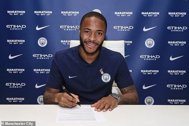 Raheem Sterling officially signs new £300,000 per week deal with Man.City, becomes England's highest-earning player