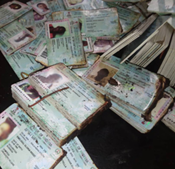 Uncollected PVCs set ablaze as hoodlums attack INEC office in Abia