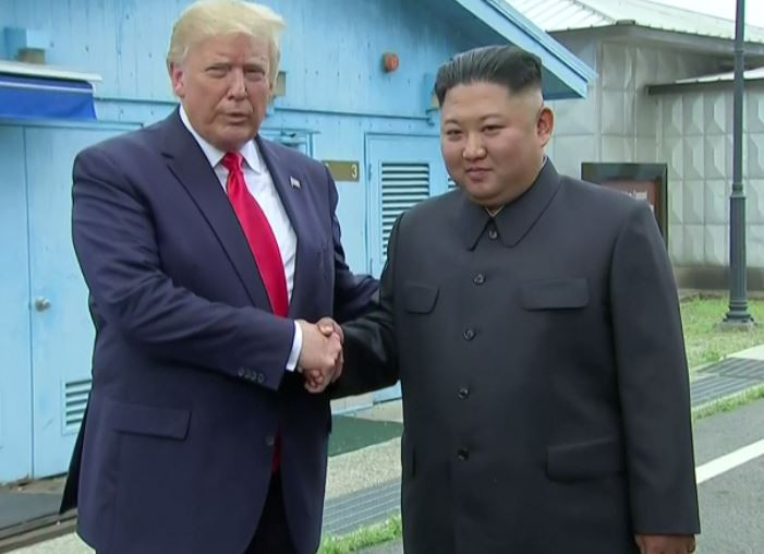 Trump makes historic visit to North Korea's Demilitarized Zone