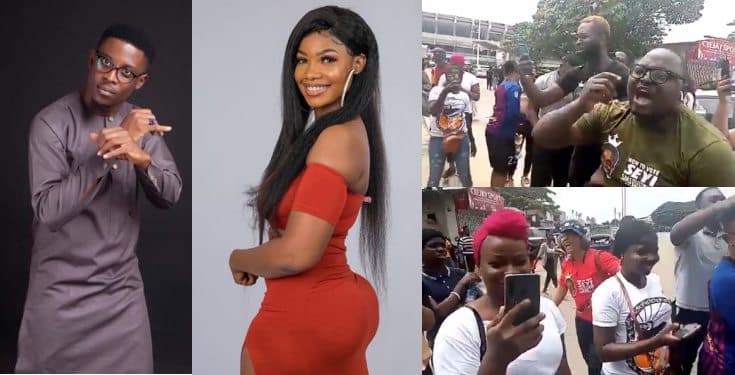 BBNaija 2019: Tacha’s fans clash with Seyi’s fans in Lagos