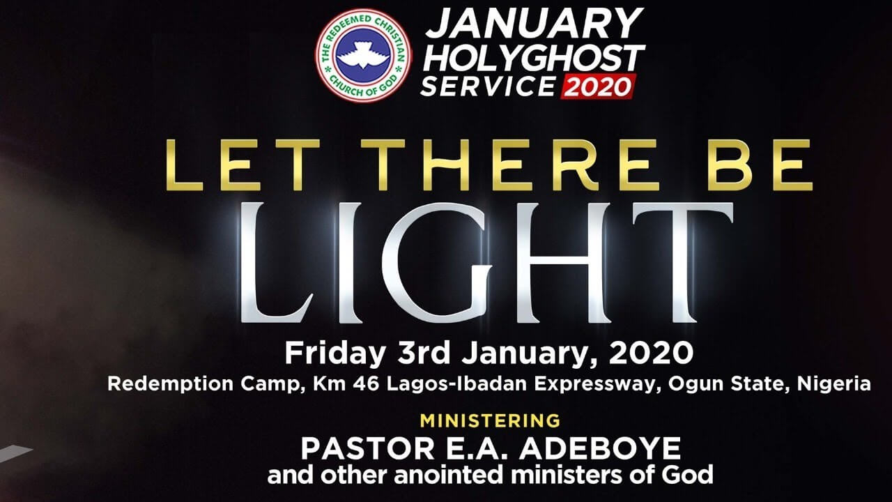 RCCG January 2020 Holy Ghost Service