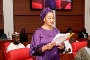 Nigerian Senator Natasha Akpoti-Uduaghan Breaks Down at UN, Claims Illegal Suspension After Accusing Senate President of Sexual Harassment